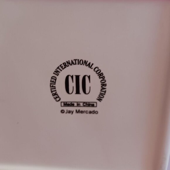 CIC by Jay Mercado Set Of 4 Ceramic Fruit-Themed Square Plates - Picture 3 of 13